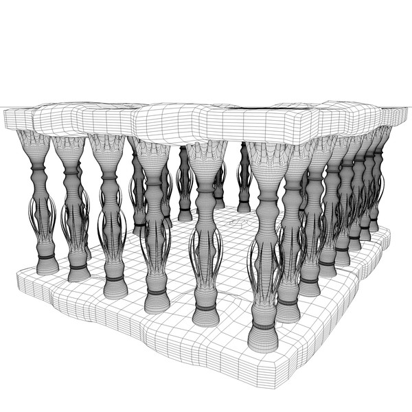 columns underwater ruins 3d 3ds - Underwater Temple by KeremGogus