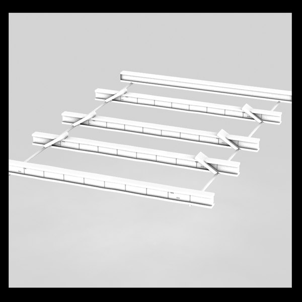 3ds metal girder - metal girder textured by Litarvan