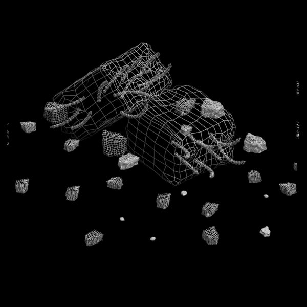 pillar debris 3d 3ds - pillar debris small (2)... by Litarvan