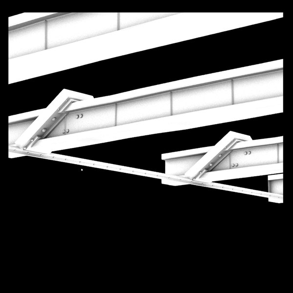 3ds metal girder - metal girder textured by Litarvan