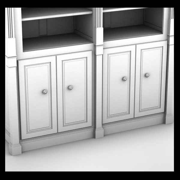 3d model cupboard luxurious ancient - luxurious ancient cupboard textured by Litarvan