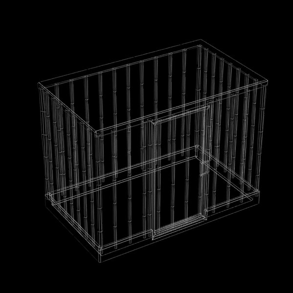 3d animal cage - animal cage by Litarvan