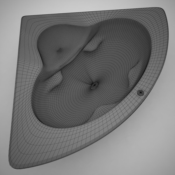 ammonitum 3d model - Ammonitum Tub Bath by malibu3d