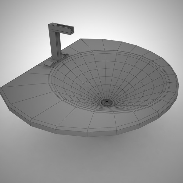 ammonitum bathroom wash basin 3d model - Ammonitum Bathroom Wash Basin 2 by malibu3d