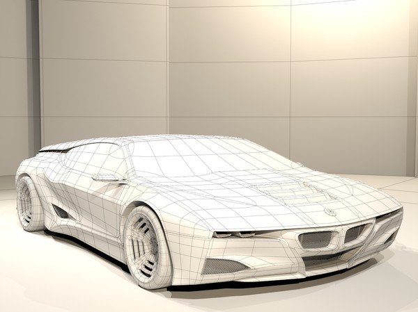 3d model bmw m1 hommage - BMW M1 Hommage by laguf