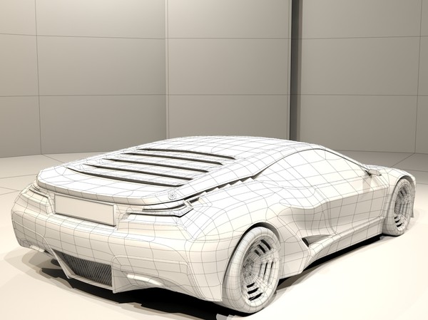 3d model bmw m1 hommage - BMW M1 Hommage by laguf