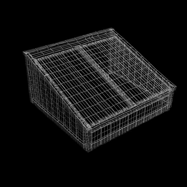wood wooden cellar 3d max - wooden cellar door by Litarvan