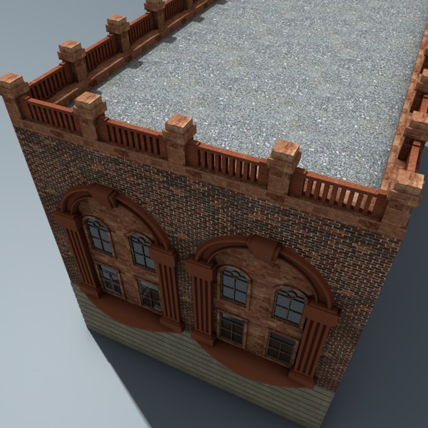 old building x - Vintage Building6A by ERLHN