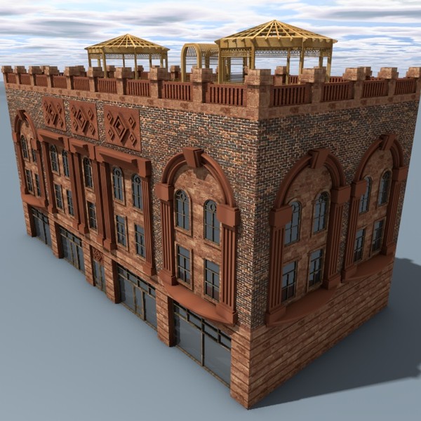 old building max - Vintage Building6B... by ERLHN