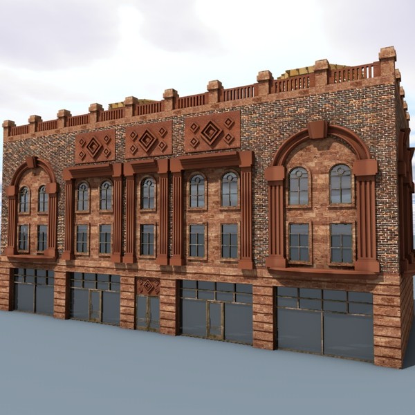 old building max - Vintage Building6B... by ERLHN