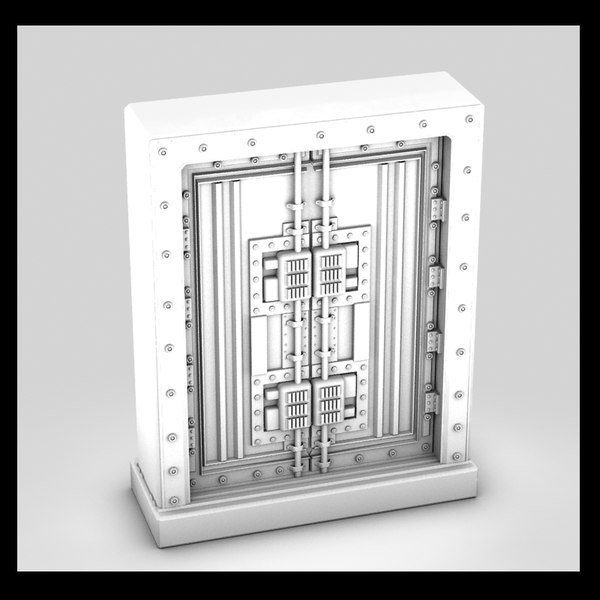 metal door 3d max - metal door 4... by Litarvan