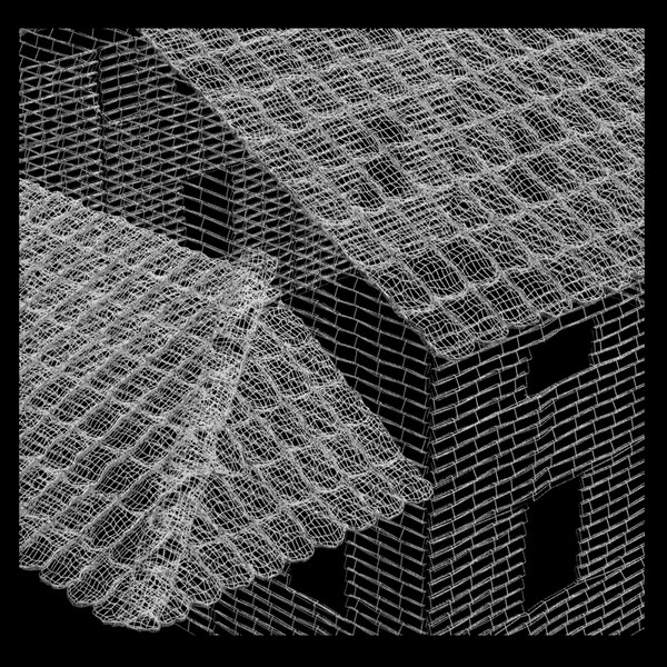 wooden planks 3d model - american building textured by Litarvan