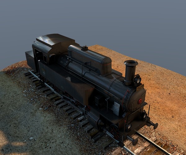 cinema4d locomotive csd 423 0 - CSD 423.0 Locomotive by Warag