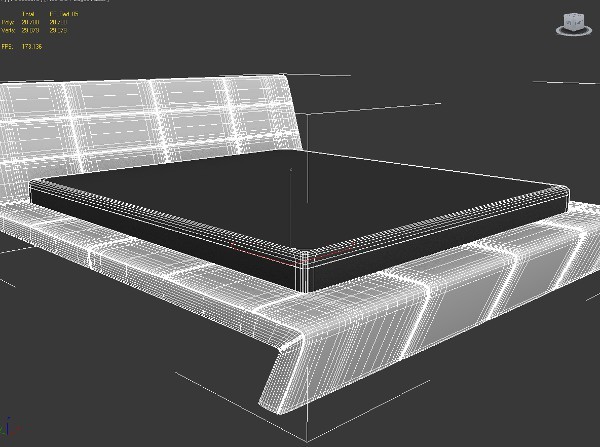 3d bed - Bed_05 by PolygonFly