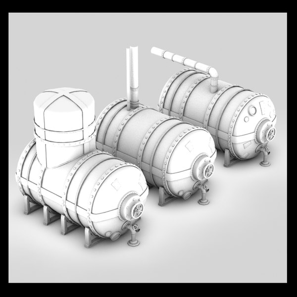 3d model tanks - tanks collection textured by Litarvan