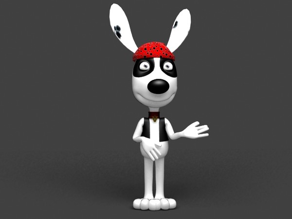 3d max dog cartoon - Cartoon_Dog by Raist_lin