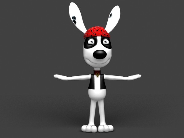 3d max dog cartoon - Cartoon_Dog by Raist_lin