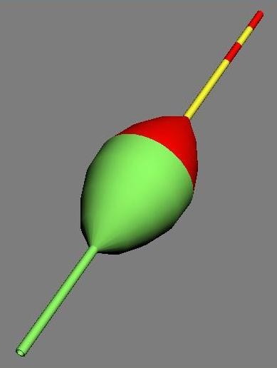 3ds max fishing float - Fishing Float by MUROGUE