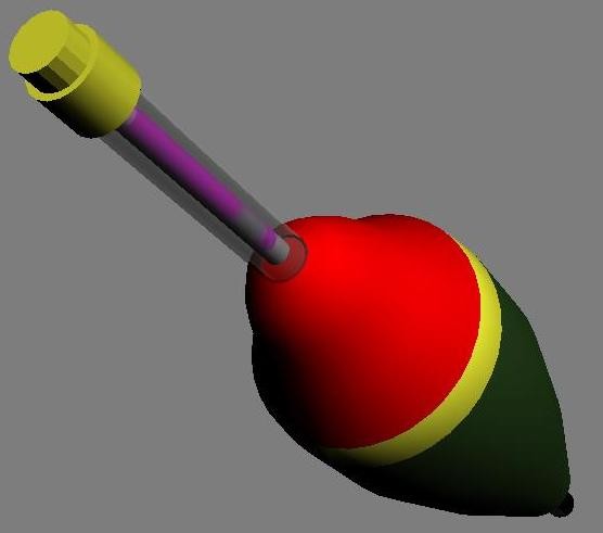 3d fishing float night model - Night Fishing Float by MUROGUE