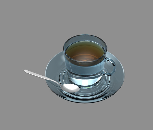 3d model cup spoon - Cup by dentonvanzan