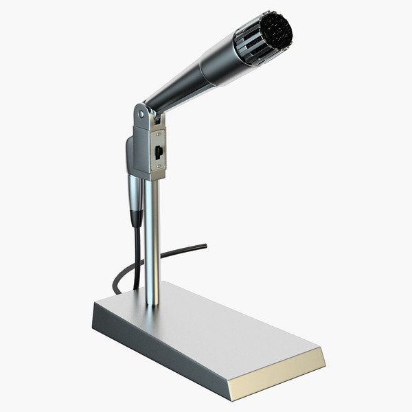microphone editable mid-poly c4d - Microphone by RomanPritulyak