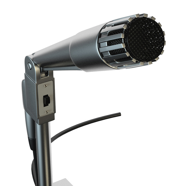 microphone editable mid-poly c4d - Microphone by RomanPritulyak