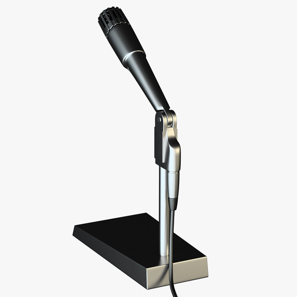 microphone editable mid-poly c4d - Microphone by RomanPritulyak
