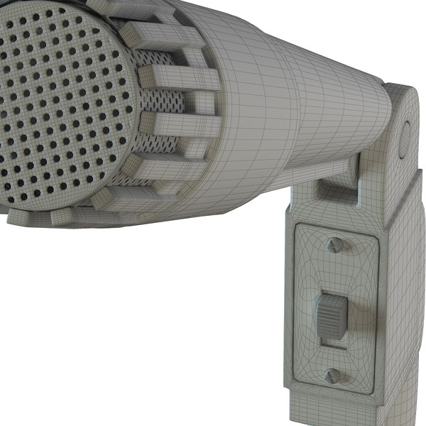 microphone editable mid-poly c4d - Microphone by RomanPritulyak