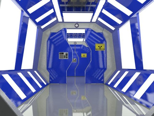 maya corridor station - Corridor by donkiman