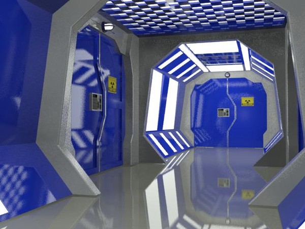 maya corridor station - Corridor by donkiman