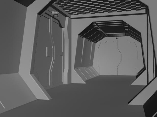 maya corridor station - Corridor by donkiman