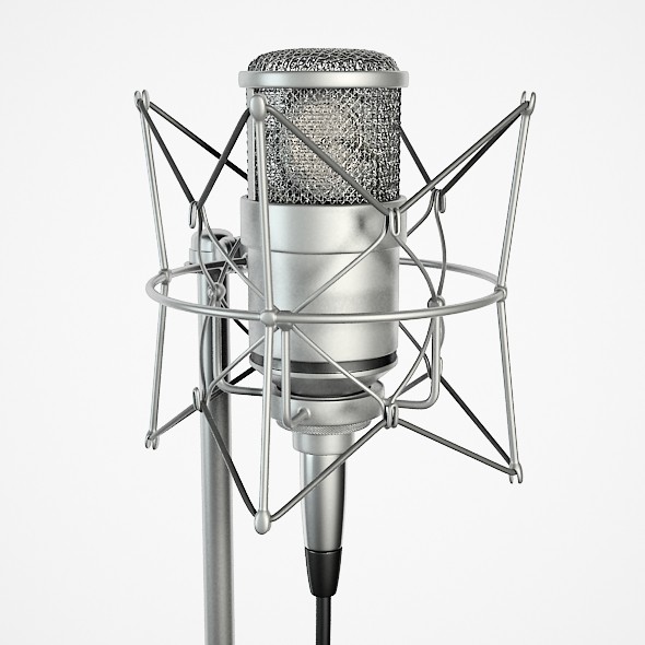 microphone 5 c4d - 5 Microphones Set by RomanPritulyak