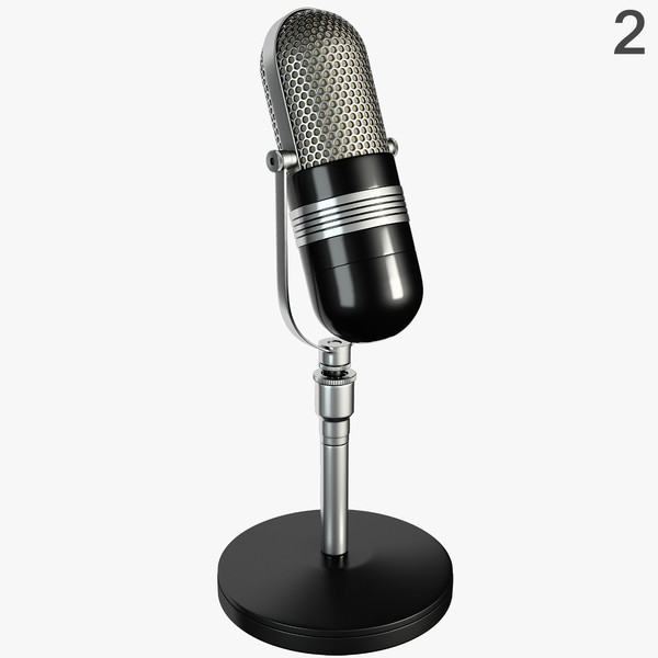microphone 5 c4d - 5 Microphones Set by RomanPritulyak
