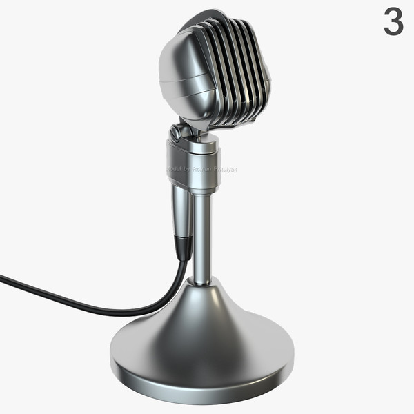 microphone 5 c4d - 5 Microphones Set by RomanPritulyak