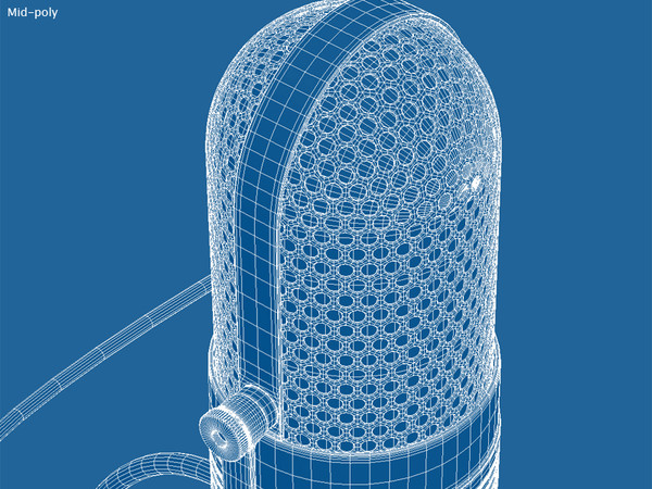 microphone 5 c4d - 5 Microphones Set by RomanPritulyak