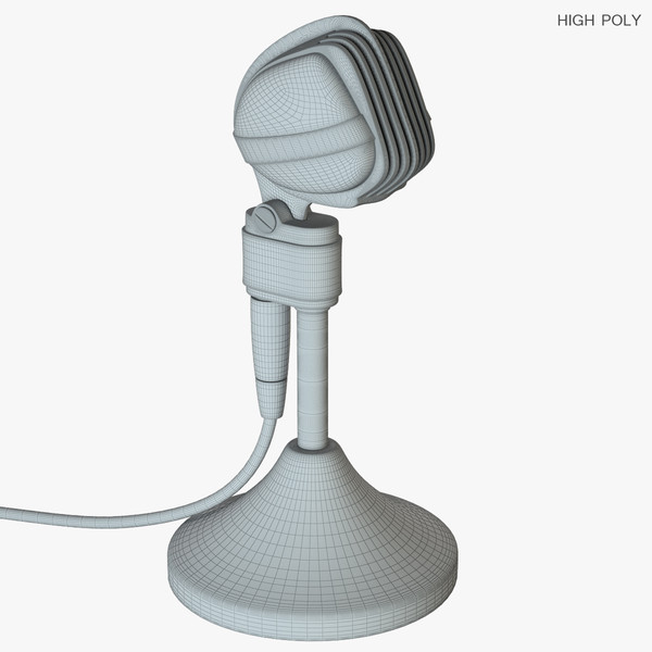 microphone 5 c4d - 5 Microphones Set by RomanPritulyak