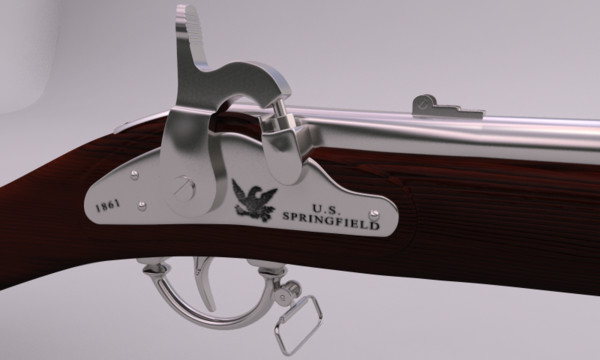 maya springfield 1861 rifled musket - 1861 Springfield Musket Rifle by TubaMirium