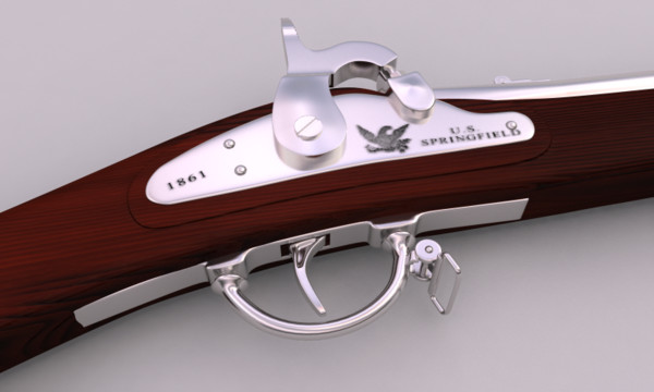 maya springfield 1861 rifled musket - 1861 Springfield Musket Rifle by TubaMirium