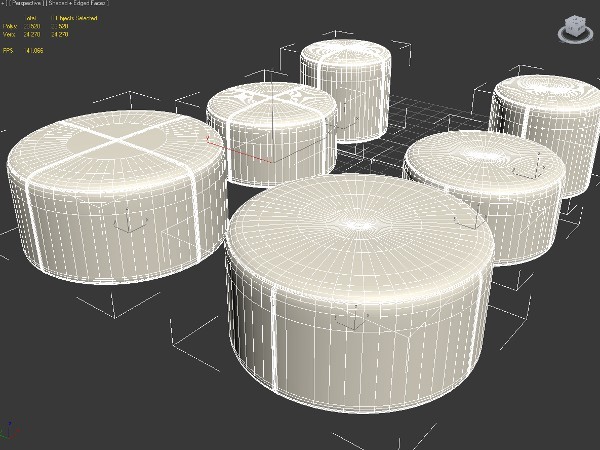 3d puffs - Puff_02 by PolygonFly