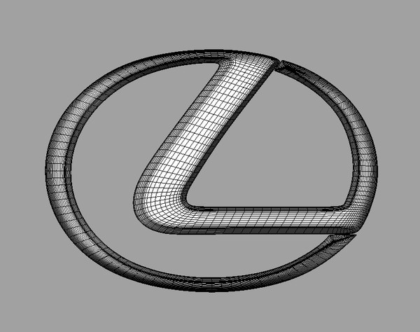 3d lexus vehicle cars - Lexus 3d Logo by Serega Rozhnov