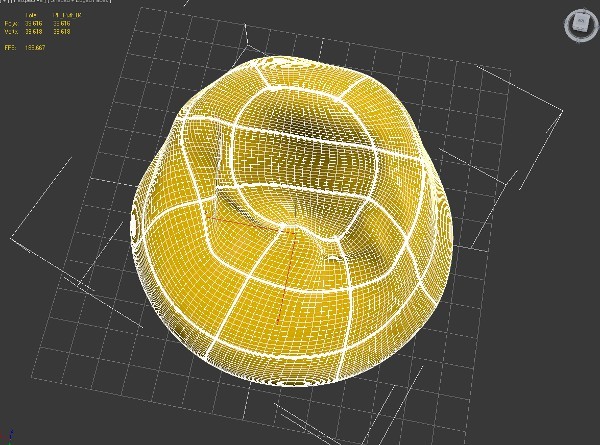 3ds bag chair - Puff_04 by PolygonFly