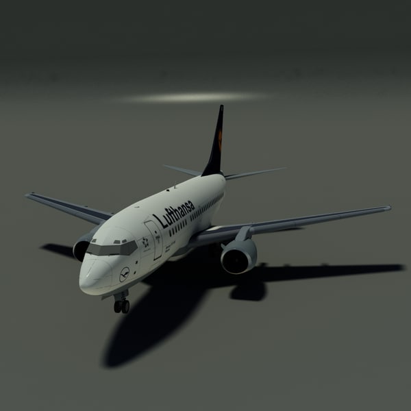dwg b 737-500 lufthansa - B 737-500 Lufthansa by PedroFaut