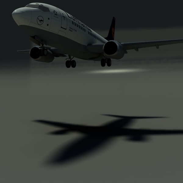 dwg b 737-500 lufthansa - B 737-500 Lufthansa by PedroFaut