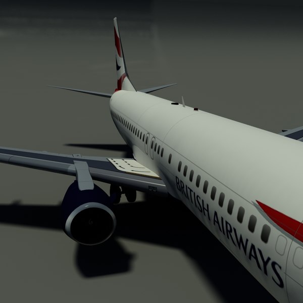 3d b 737-400 british airways model - B 737-400 British Airways by PedroFaut