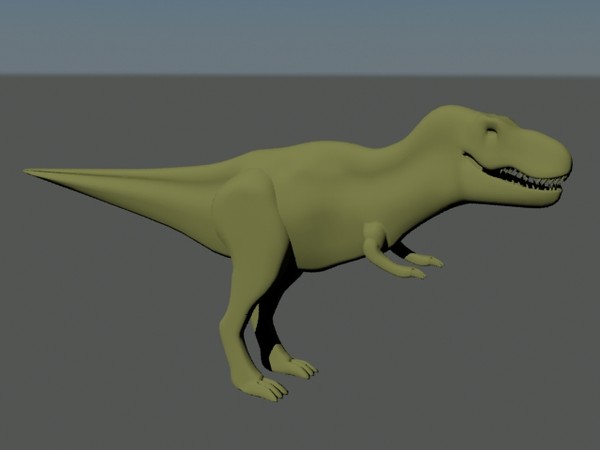 3d t-rex - T-rex (NoTex & NO-rig)... by BloodMan112