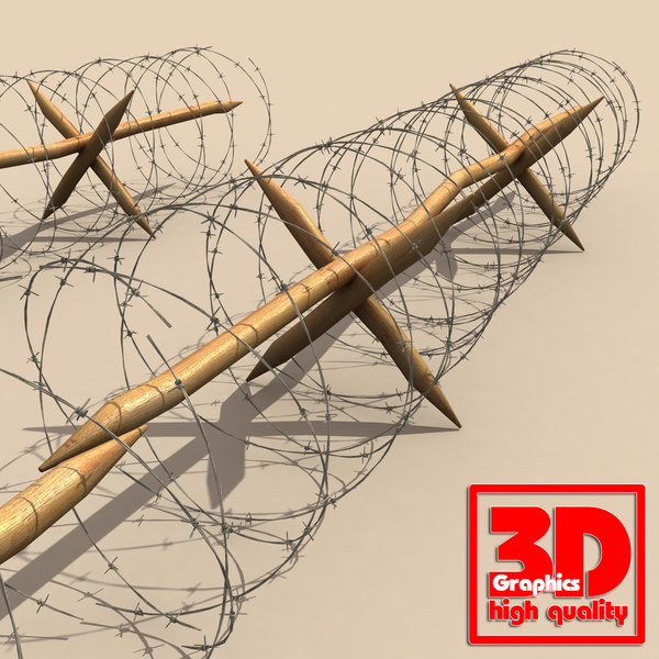 3d barbed wire - barbwire... by 3D Graphics