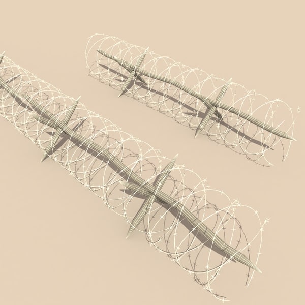 3d barbed wire - barbwire... by 3D Graphics