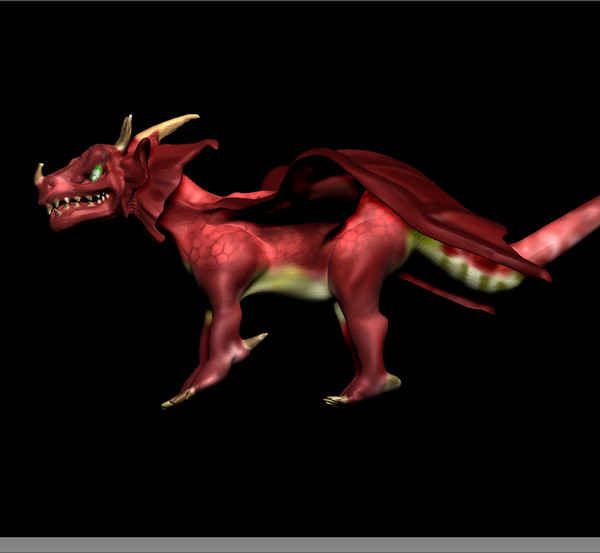 dragon creature obj - Dragon 01 by Interu2x