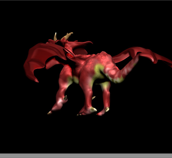 dragon creature obj - Dragon 01 by Interu2x