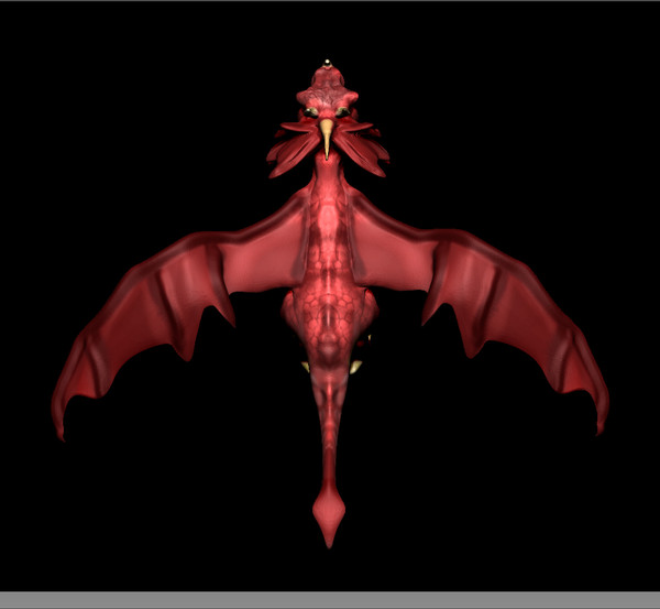 dragon creature obj - Dragon 01 by Interu2x